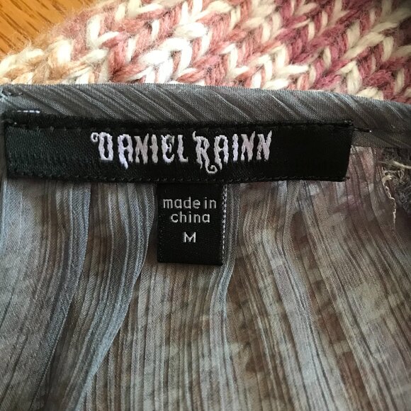 Daniel Rainn Grey Tunic Blouse Women's Med. Vintage - Picture 2 of 5